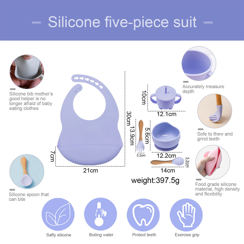 Silicone Dinnerware Set (6pc)