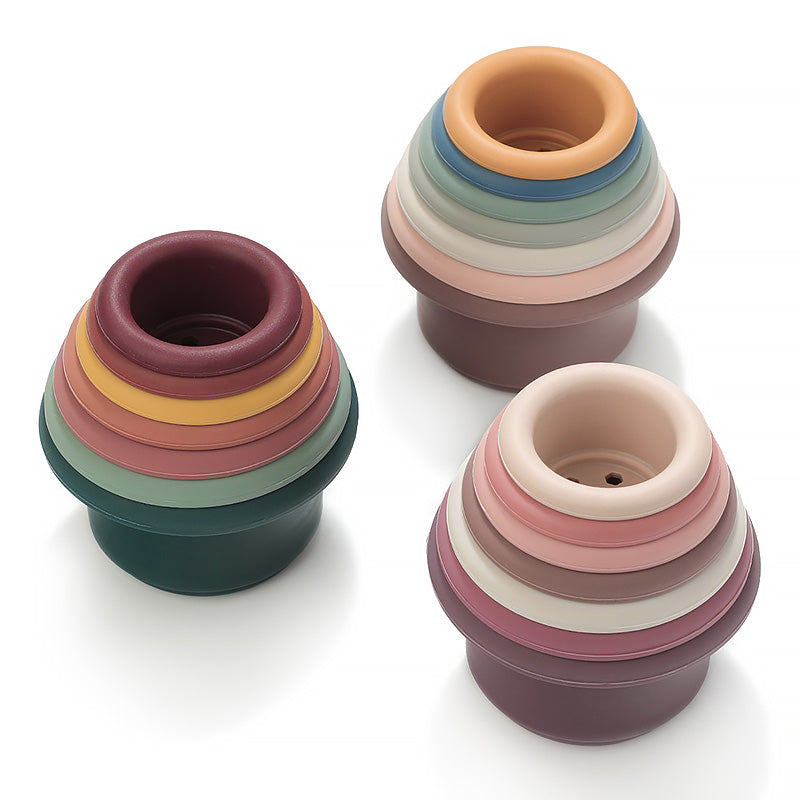 Silicone Stacking Cup Set
