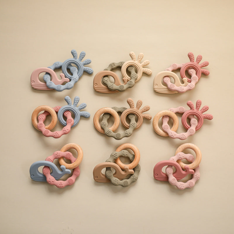 Silicone Wood Teether