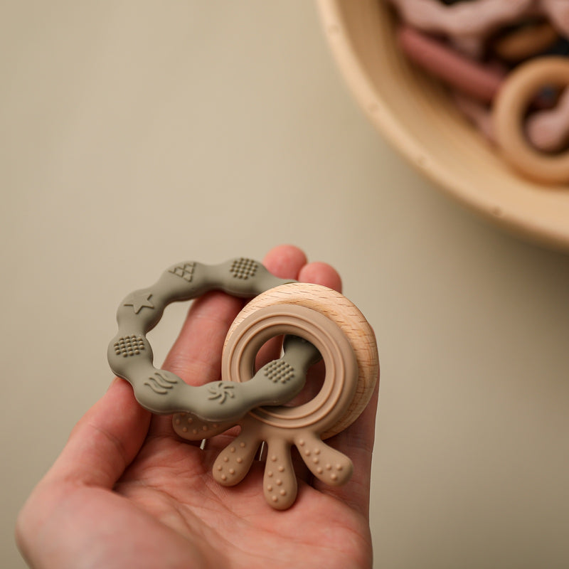 Silicone Wood Teether