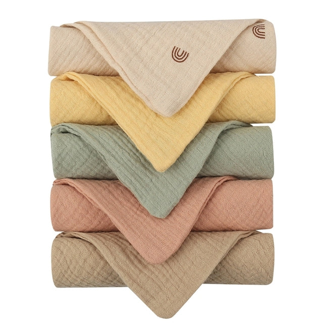 Muslin Burp Cloths (5pc)