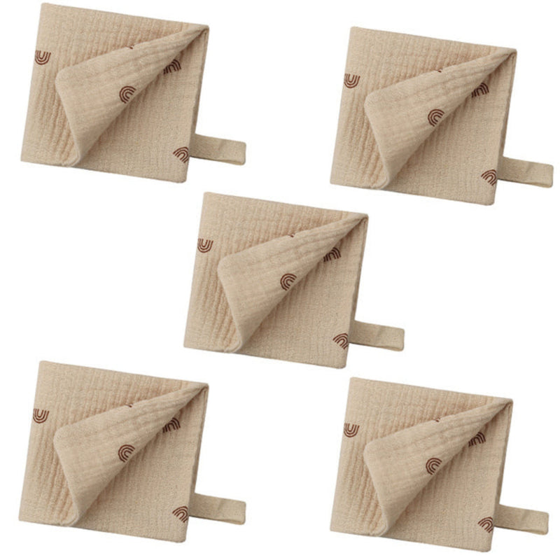 Muslin Burp Cloths (5pc)