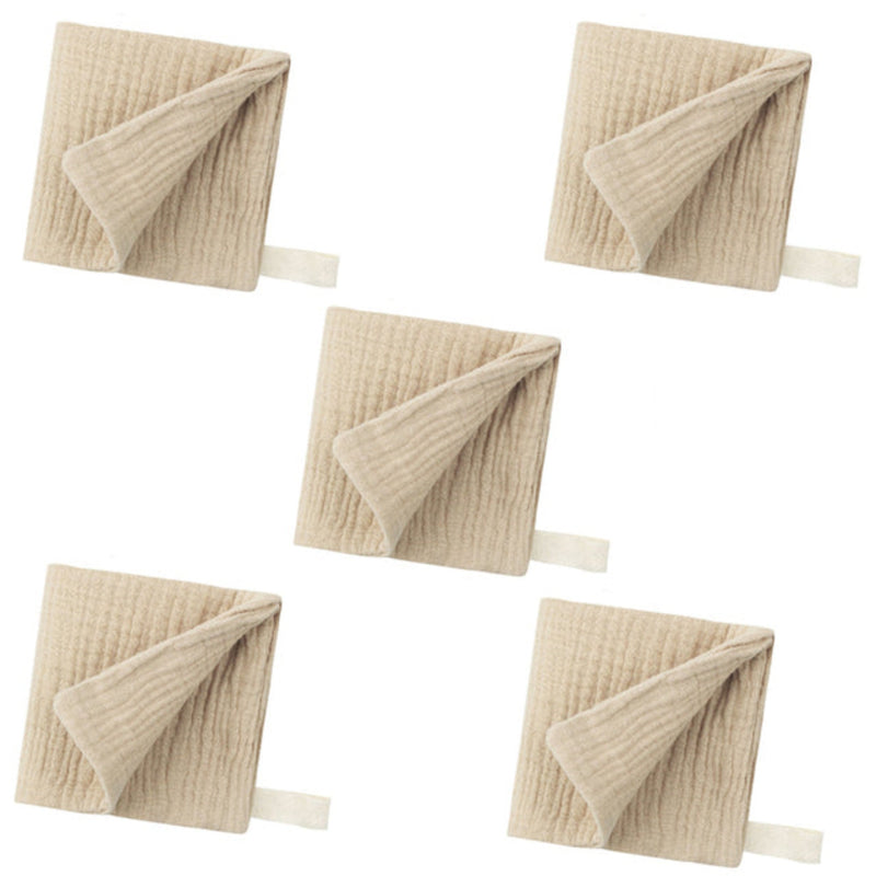 Muslin Burp Cloths (5pc)