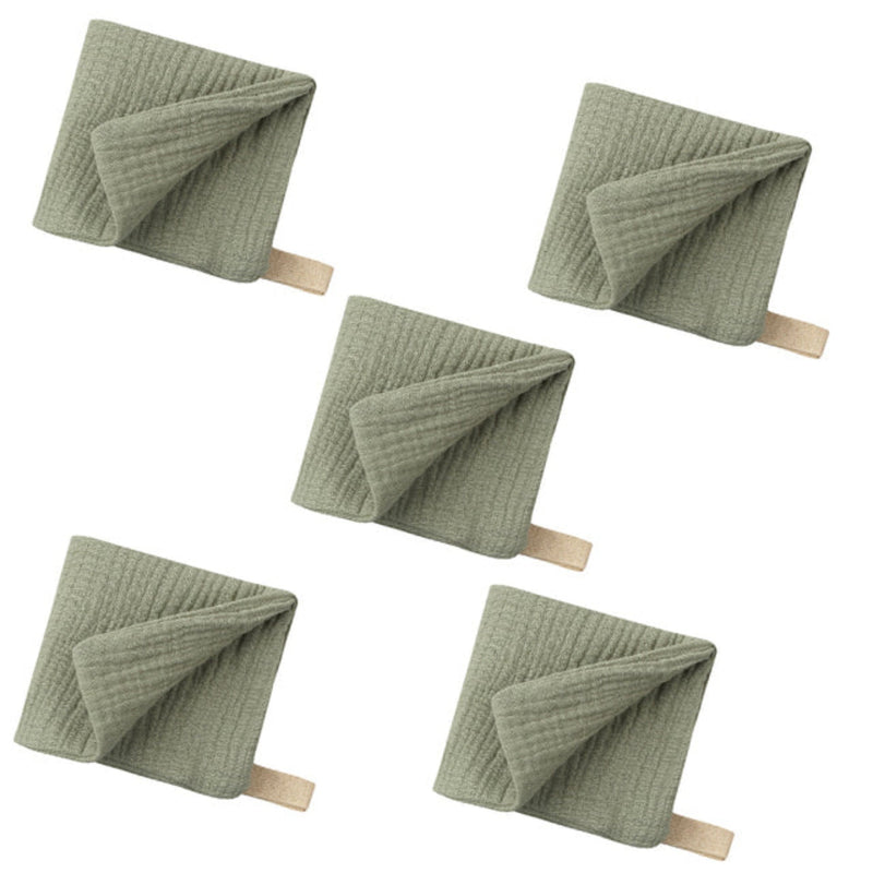 Muslin Burp Cloths (5pc)