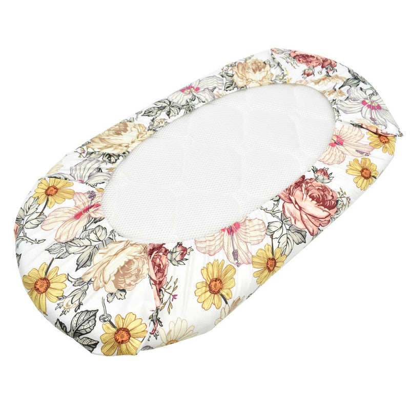 Floral Bassinet Sheet