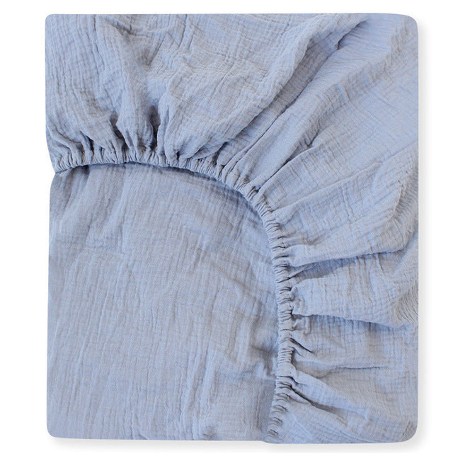 Pure Cotton Fitted Crib Sheet